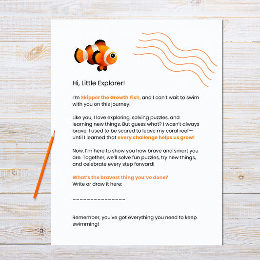 Growth & Confidence Printable Kit (PDF for Kids Ages 5–11)