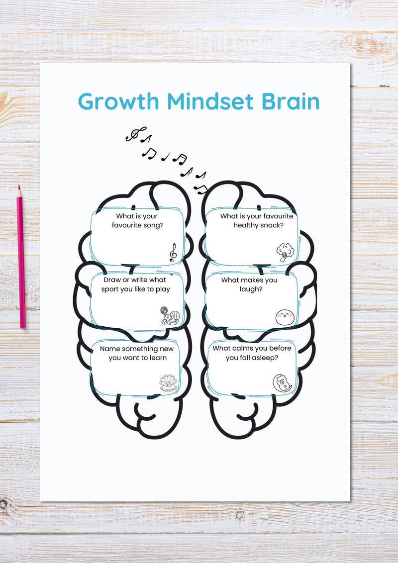 Growth & Confidence Printable Kit PDF (ages 5 - 11) - PinPoint Journal