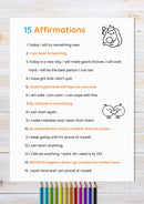 Growth & Confidence Printable Kit PDF (ages 5 - 11) - PinPoint Journal